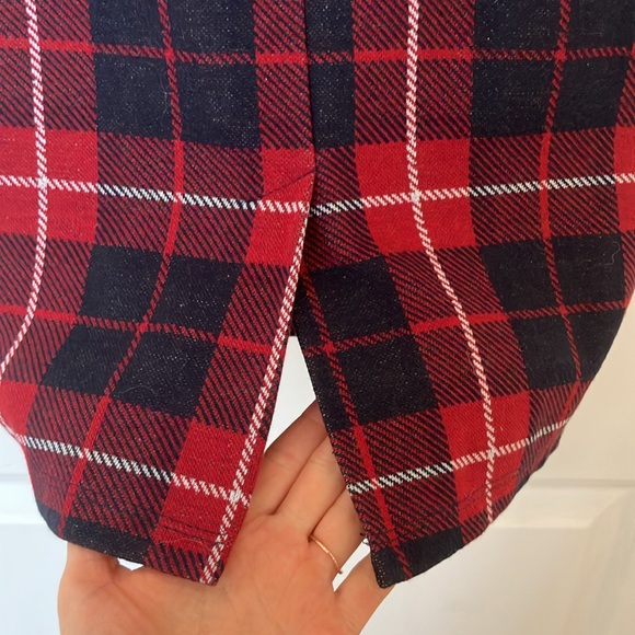 Zara small tartan pencil skirt - Picture 4 of 7